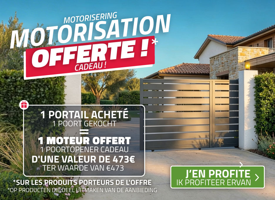 Moteur offert sur produits éligibles BE